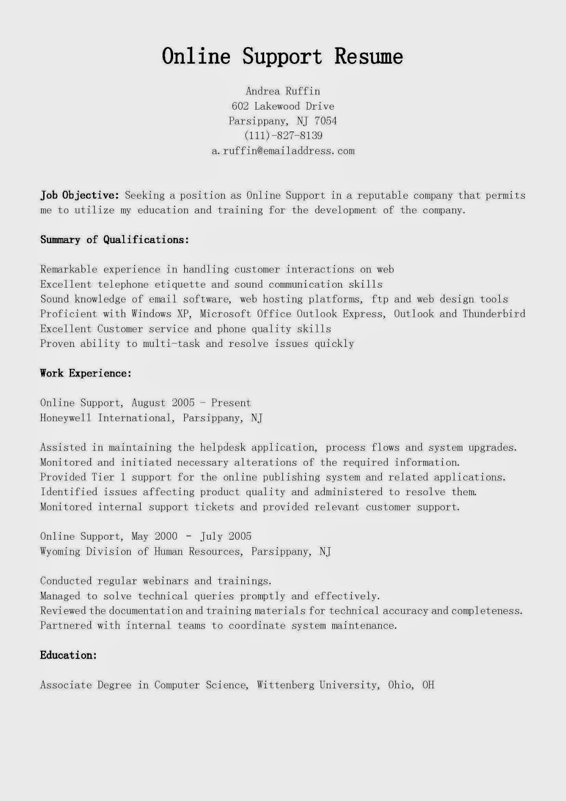 Winner resume